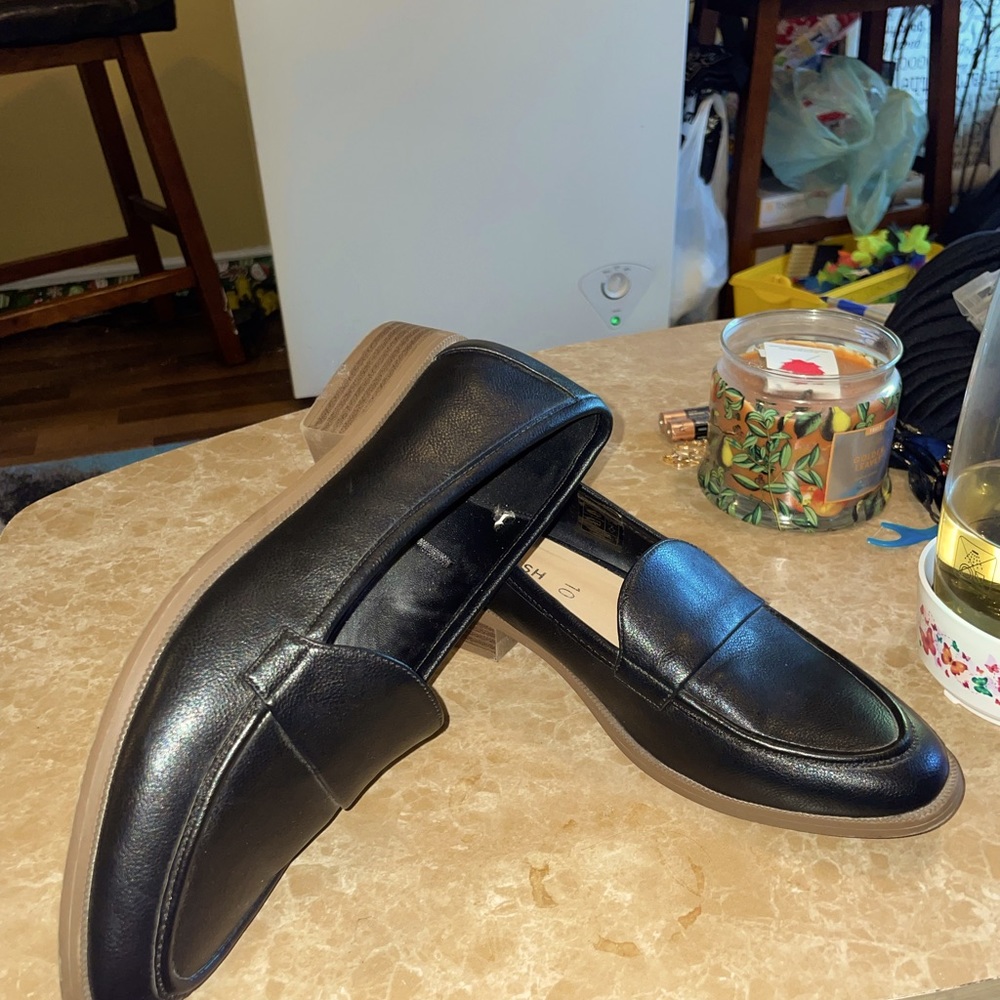 Beautiful Black and Tan Loafers by Joe Fresh